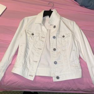 White American Eagle Jean Jacket